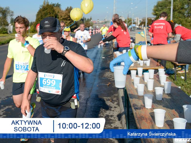 Aktywna Sobota (wolontariusze na maratonie szczecińskim)