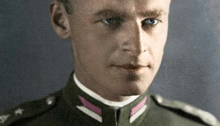 Rotmistrz Witold Pilecki. Fot. pl.wikipedia.org, Old photos in color