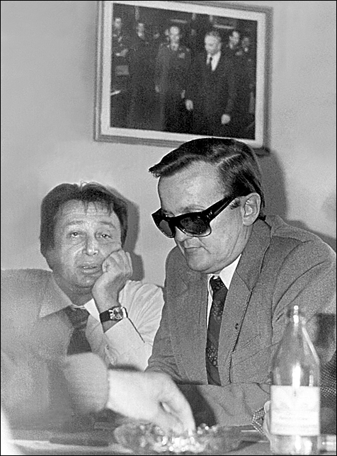 Od prawej: Zbigniew Puchalski i Ryszard Bogunowicz. 1972 rok. Fot. pomeranica.pl