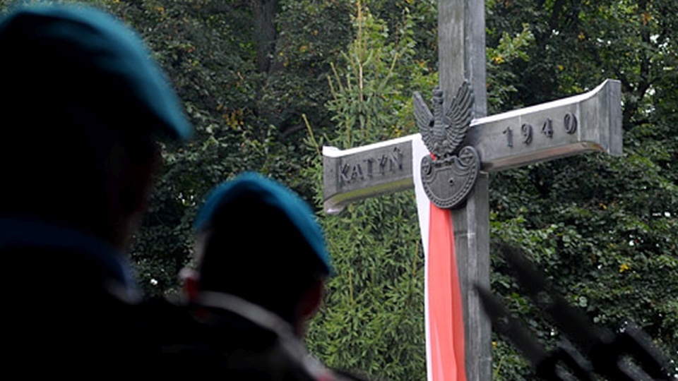 Krzyż Katyński w Szczecinie. fot. archiwum Radia Szczecin, Łukasz Szełemej