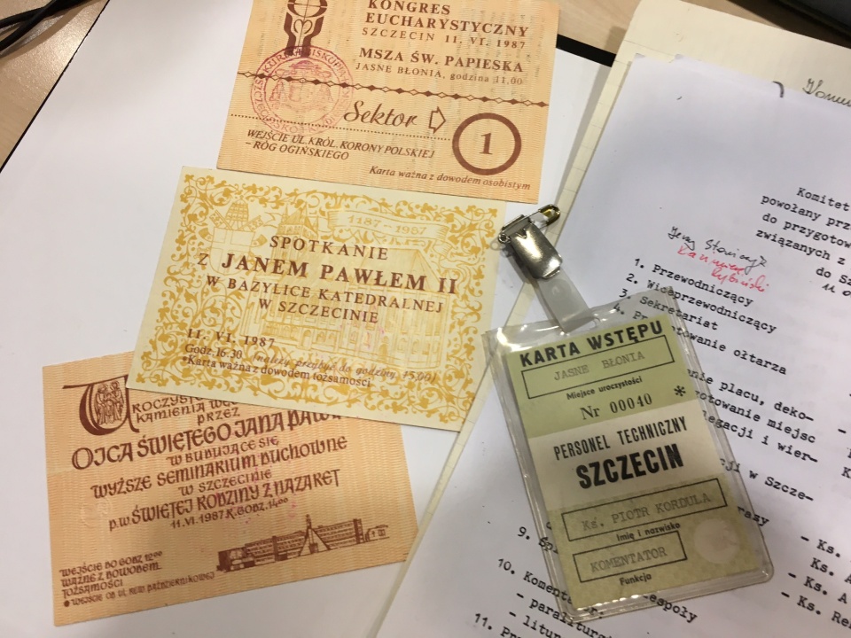 "Pamiętna wizyta". Fot. Małgorzata Furga [Radio Szczecin]