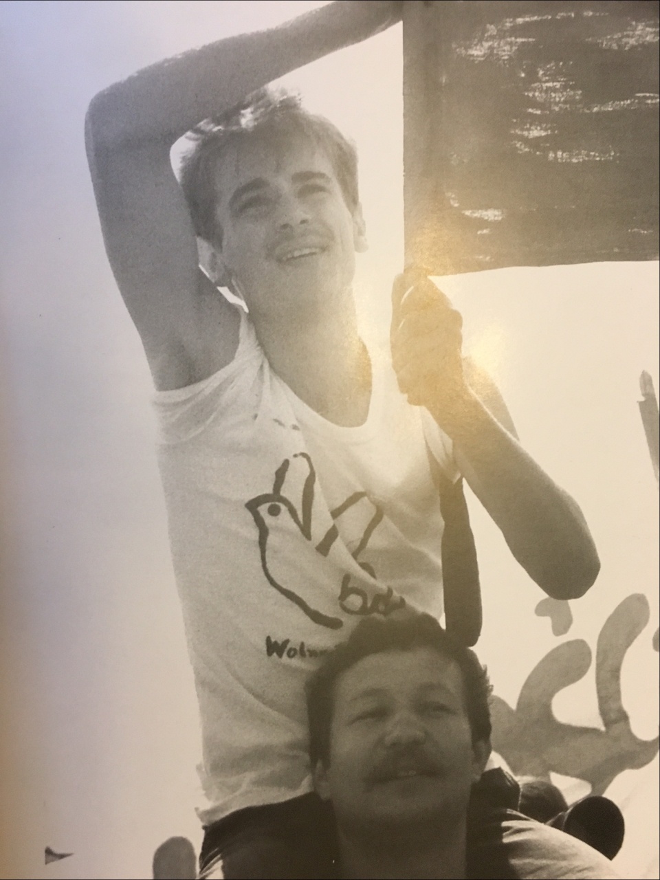 "Pamiętna wizyta". Z archiwum Jana Tarnowskiego.