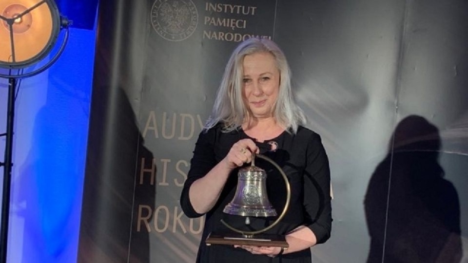 Agata Rokicka z nagrodą w konkursie IPN "Audycja Historyczna Roku" w kategorii Historia Regionalna