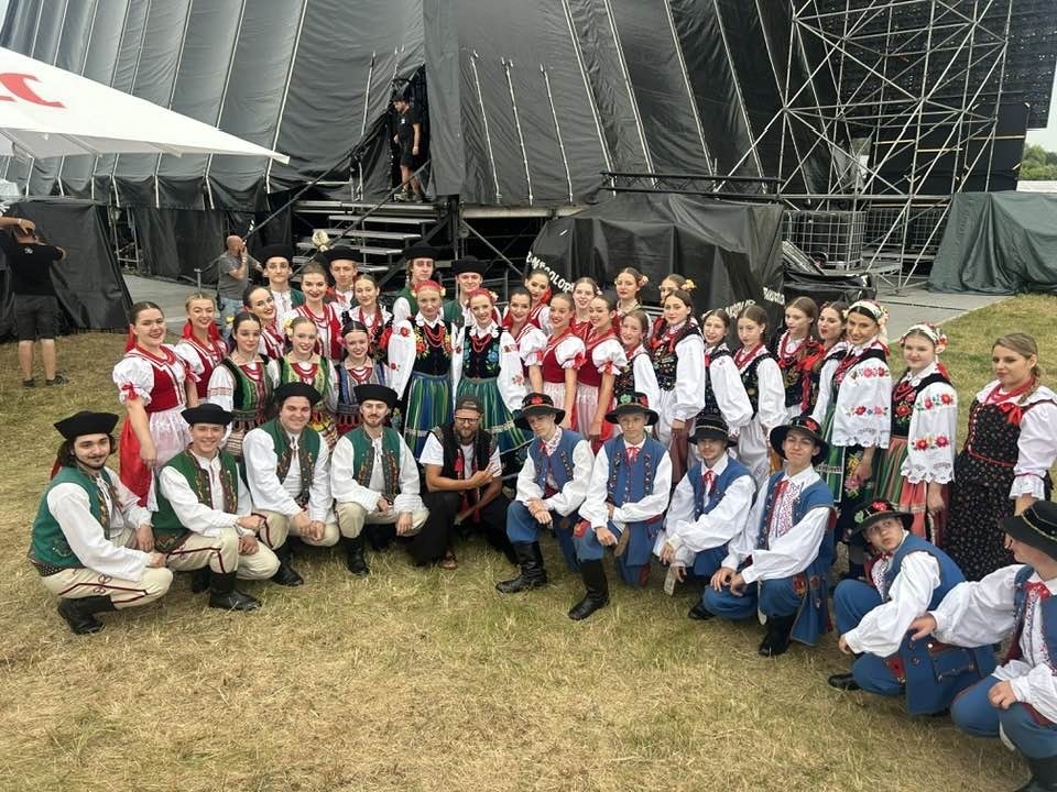 Zespół Pieśni i Tańca Szczecinianie przed koncertem, fot z zasobów Zespołu