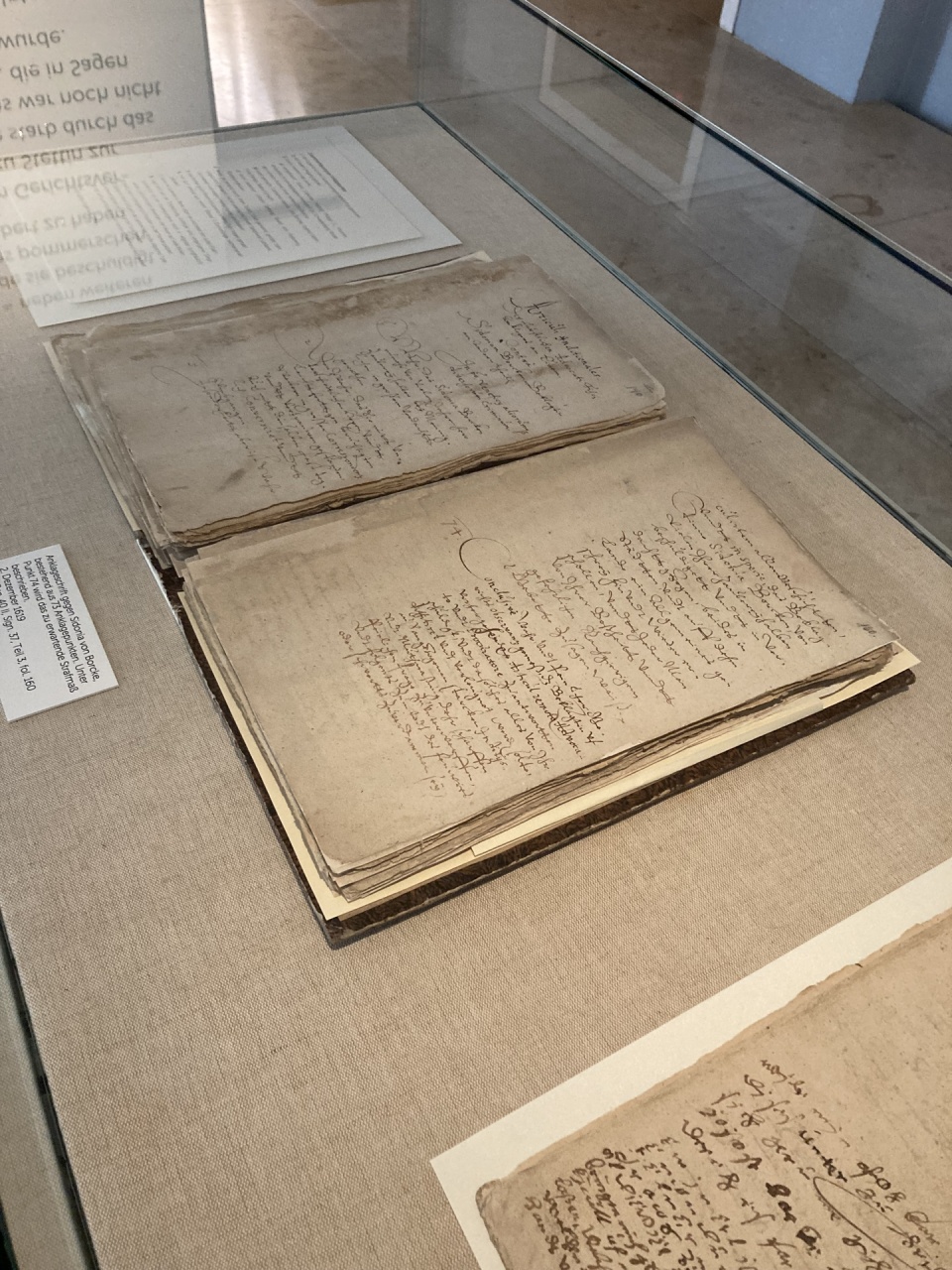 Akta procesowe Sidonii von Bork – zaprezentowano kilka lat temu w Greifswaldzie, fot. Joanna Skonieczna