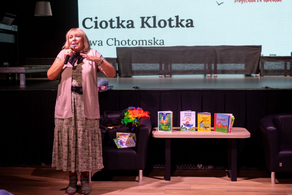 Ewa Chotomska na Fikuśnym Festiwalu Literackim w Szczecinie