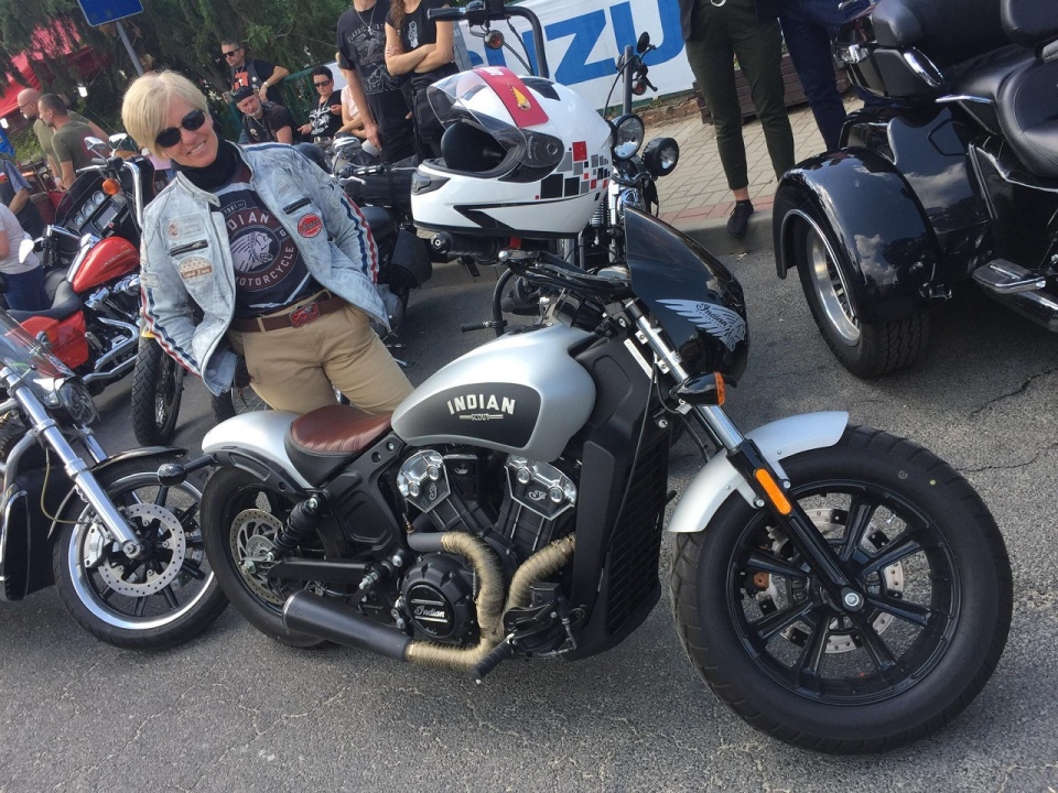 Bohaterka reportażu Małgorzata Serbin;fot z archiwum domowego M.Serbin