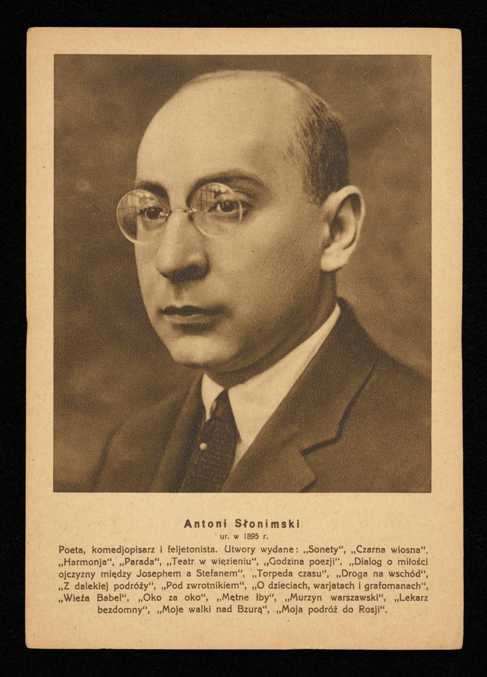 Antoni Słonimski - fot . domena publiczna - polona.pl