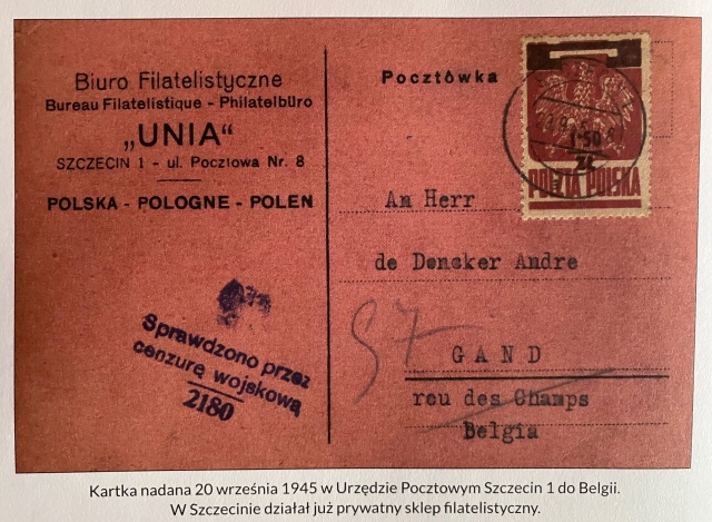 Zdjęcie z książki Zdzisława Mąki "Historia Poczty w Szczecinie". Fot. Agata Rokicka [Radio Szczecin] Odcinek sto siedemdziesiąty piąty: Ludzie listy piszą. Część druga