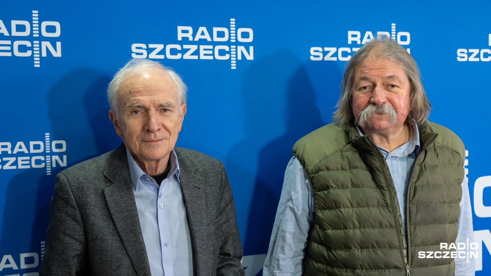 Od lewej: Marian Kalemba i Wojciech Lizak. Fot. Robert Stachnik [Radio Szczecin]