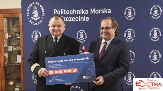 25 milionów złotych otrzymała Politechnika Morska w Szczecinie. Fot. Kamila Kozioł 