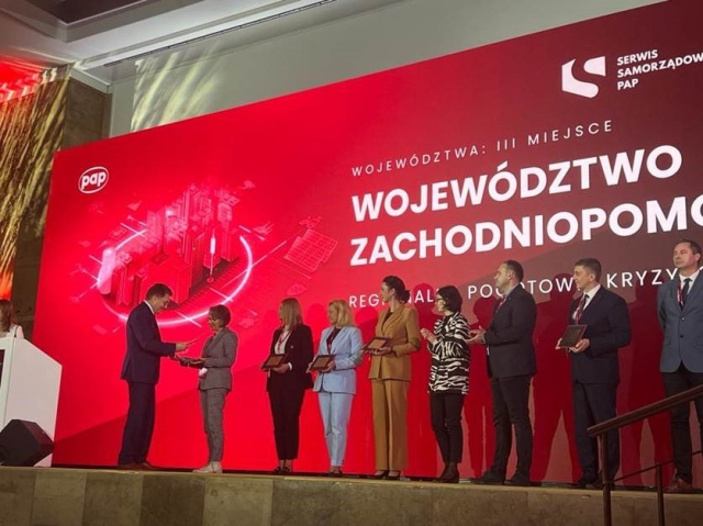 Samorząd Województwa Zachodniopomorskiego zdobył trzecie miejsce w konkursie „Innowacyjny Samorząd 2023”. Źródło: https://www.wzp.pl 