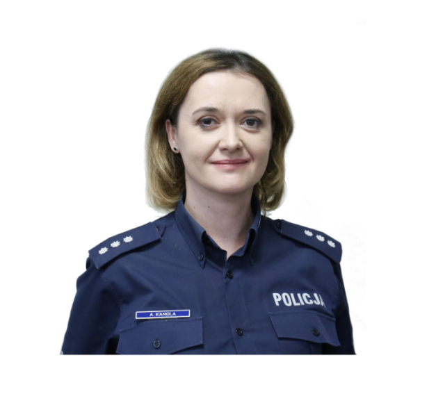 Komisarz Anna Kamola. Fot. https://lubelska.policja.gov.pl 