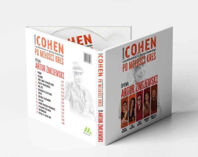 Okładka płyty „Po Miłości Kres”. Projekt graficzny Arkadiusz Gałecki Artur Żmijewski śpiewa Leonarda Cohena [ROZMOWA z ARTYSTĄ, ZDJĘCIA]