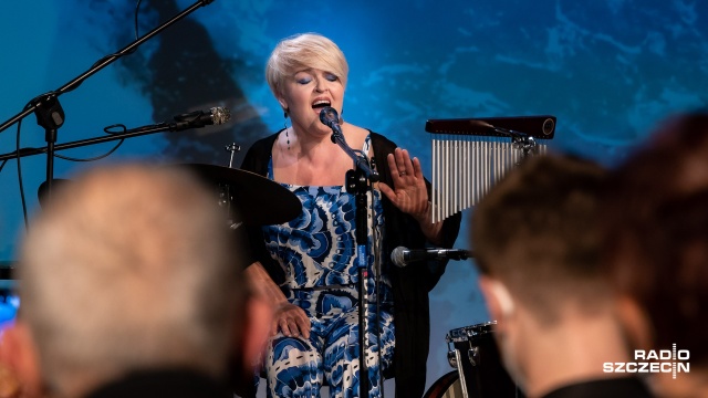 Krystyna Stańko w studiu koncertowym Radia Szczecin im. Jana Szyrockiego (marzec 2021). Fot. Robert Stachnik [Radio Szczecin/archiwum] Krystyna Stańko nagrała „Return to Revisited” | „Kocham muzykę, która ma konkretne korzenie...” [ROZMOWA z ARTYSTKĄ, ZDJĘCIA]