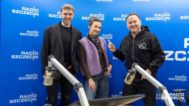Emil Centkiewicz – saksofonista (od lewej), Weronika Lalik – wokalistka i Sylwester Ostrowski – saksofonista, kompozytor, aranżer. Fot. Robert Stachnik [Radio Szczecin] Candy Dulfer jest ich mentorką. Trwa Szczecin Jazz Young Talents 2026 [ROZMOWA z ARTYSTAMI, ZDJĘCIA]