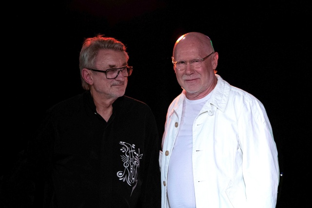 Andrzej Jagodziński (od lewej) i Jan Wolek. Fot. Jarek Wierzbicki Andrzej Jagodziński z rarytasem na rynku wydawniczym [ROZMOWA z ARTYSTĄ, ZDJĘCIA]