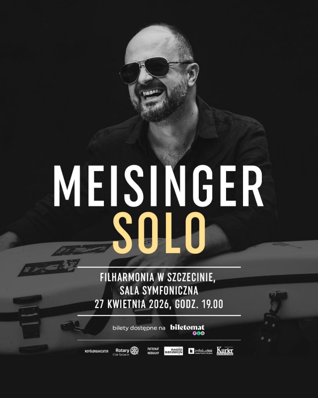 Fot. Materiały prasowe artysty Krzysztof Meisinger solo w Złotej Sali Filharmonii w Szczecinie [ROZMOWA z ARTYSTĄ]