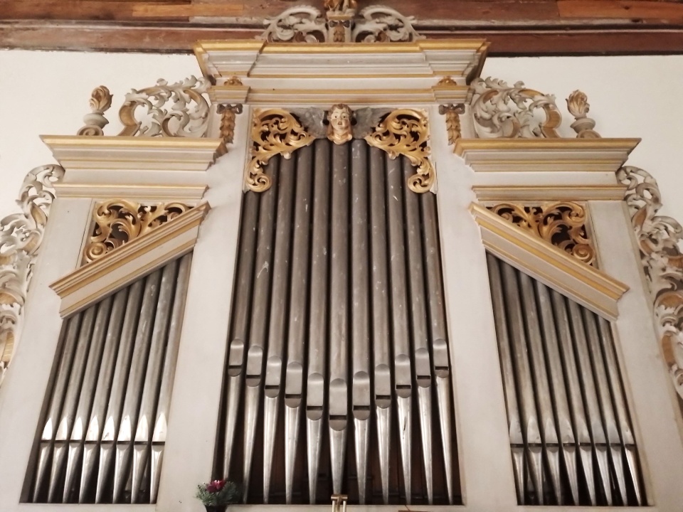 Organy Barnima Grüneberga z roku 1906 (opus 528) w kościele w Fahrenwalde. Fot. Materiały prasowe