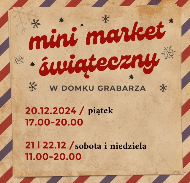 Mini market świąteczny w Domku Grabarza. Źródło: https://www.facebook.com/storrady/ 