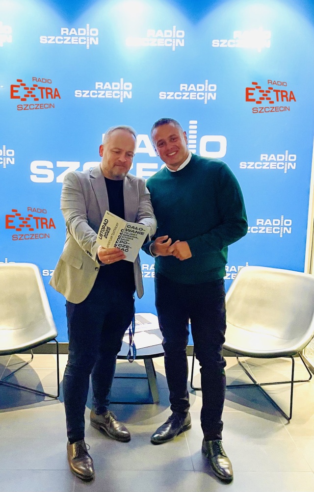 Robert Bochenko i Łukasz Maciejewski, prezes gryfickiego oddziału Północnej Izby Gospodarczej 