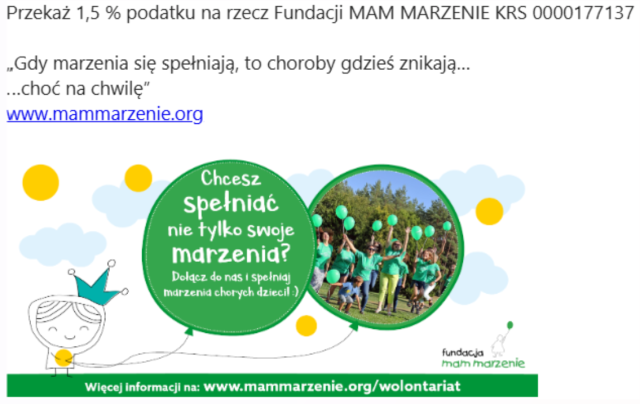 Fundacja Mam Marzenie 