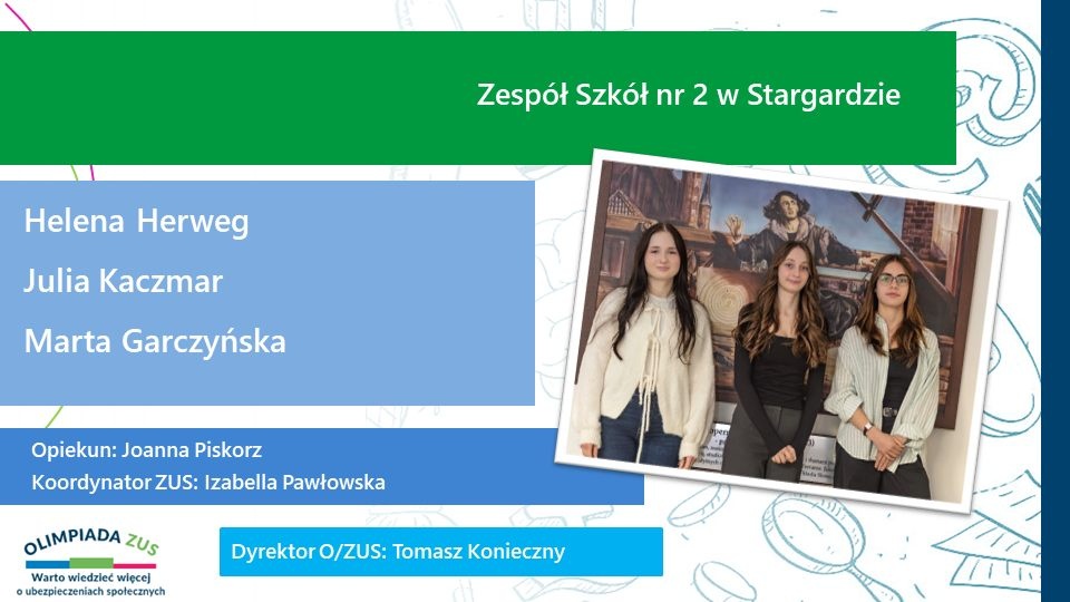 Zespół Szkół nr 2 w Stargardzie. Fot. https://www.facebook.com/olimpiadaoubezpieczeniachspolecznych