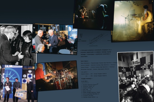 W Studiu Koncertowym Radia Szczecin. Fot. z albumu "60 lat Polskiego Radia Szczecin", pod red. Mariana Kowalskiego Lata 90.