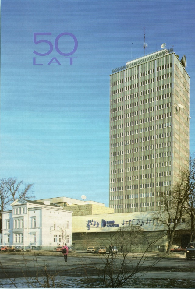 50 lat Radia Szczecin. Wieżowiec Radiowo-Telewizyjny. Fot. Archiwum Radia Szczecin Lata 90.