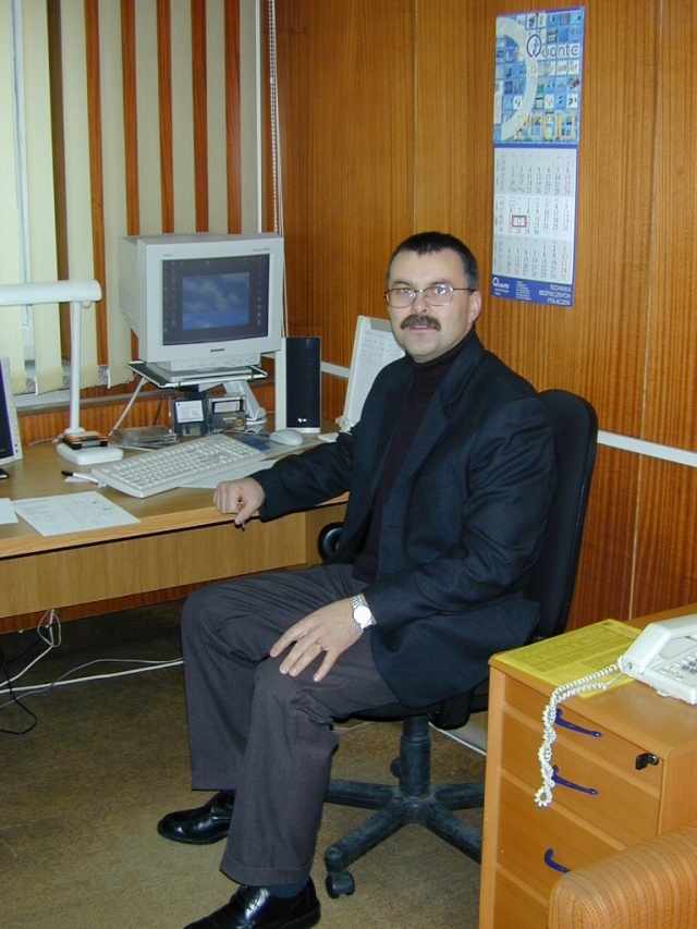 Andrzej Ćwirko. 6.11.2000 rok. Fot. Bogusław Lis [Radio Szczecin] Pierwsza dekada XXI wieku