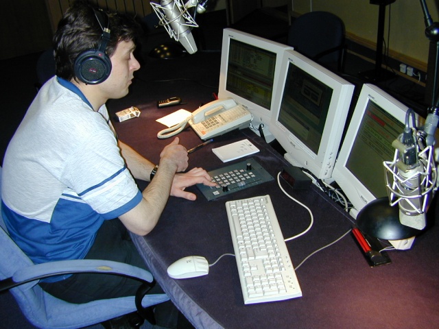 Arkadiusz Bona. 6.11.2000 rok. Fot. Bogusław Lis [Radio Szczecin] Pierwsza dekada XXI wieku