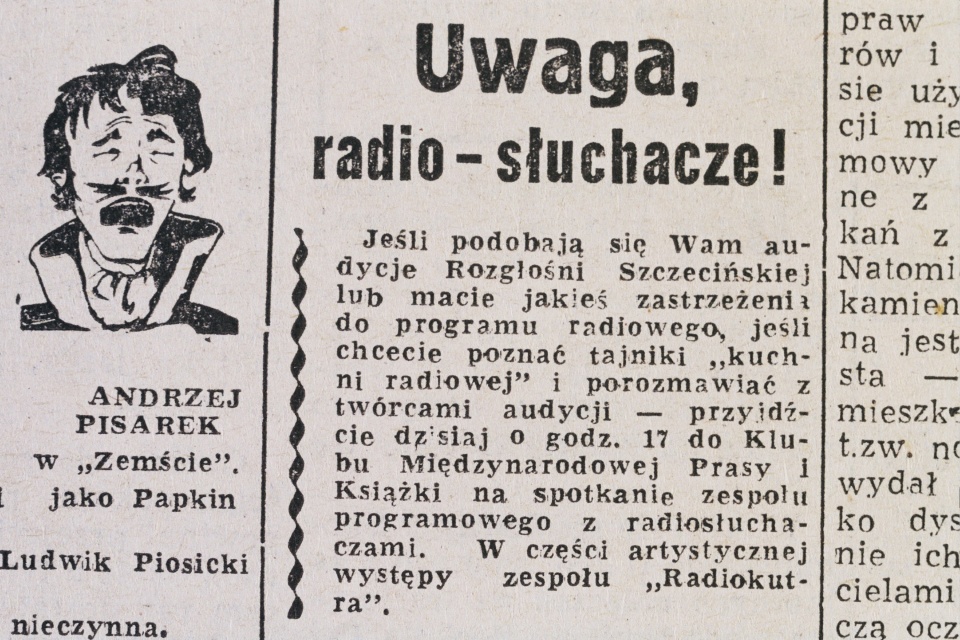 Piszą o nas. Radio Szczecin w szczecińskiej prasie (Radiokuter)