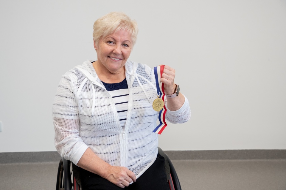 Bohaterka reportażu Irena Pienio (Rusewicz) po latach. Fot. ze strony Uniwersytetu Szczecińskiego