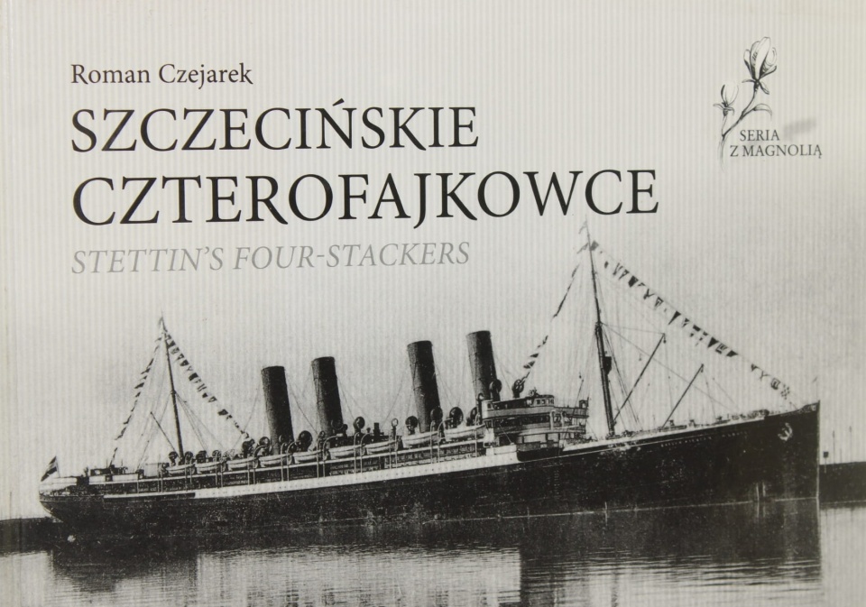 Okładka książki "Szczecińskie czterofajkowce". Materiały promocyjne wydawnictwa Lega.