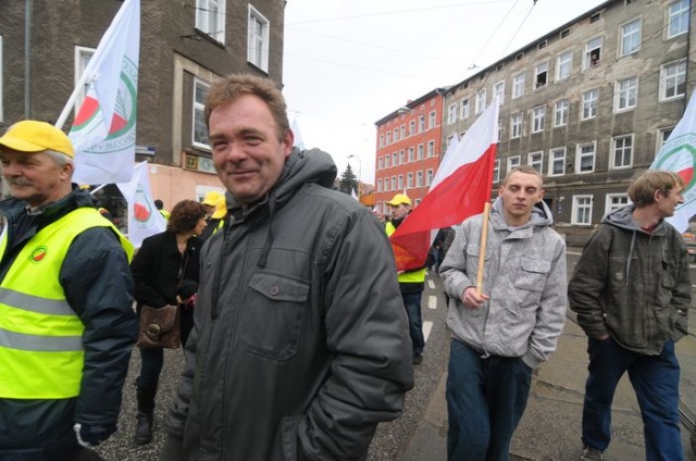 Protest rolników - fot. Andrzej Kutys [PR Szczecin] [03.03.2012] Protest rolników