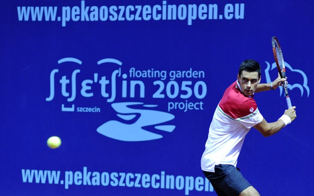 Victor Hanescu - fot. Łukasz Szełemej Dzień Polaków na Pekao Szczecin Open [ZDJĘCIA]