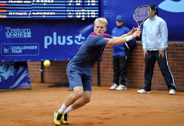 Andriej Kapas - fot. Łukasz Szełemej Pekao Szczecin Open: Z pięciu, został jeden... [ZDJĘCIA]