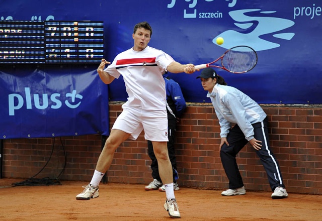 Ken Skupski - fot. Łukasz Szełemej Pekao Szczecin Open: Z pięciu, został jeden... [ZDJĘCIA]