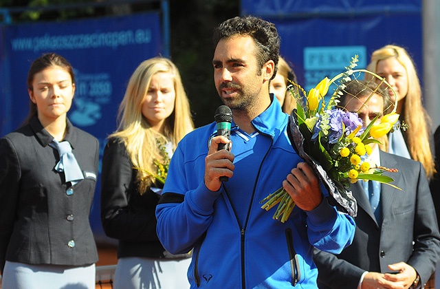 Fot. Piotr Sawiński [PR Szczecin] Portugalczyk najlepszy w Pekao Szczecin Open [WIDEO, ZDJĘCIA]