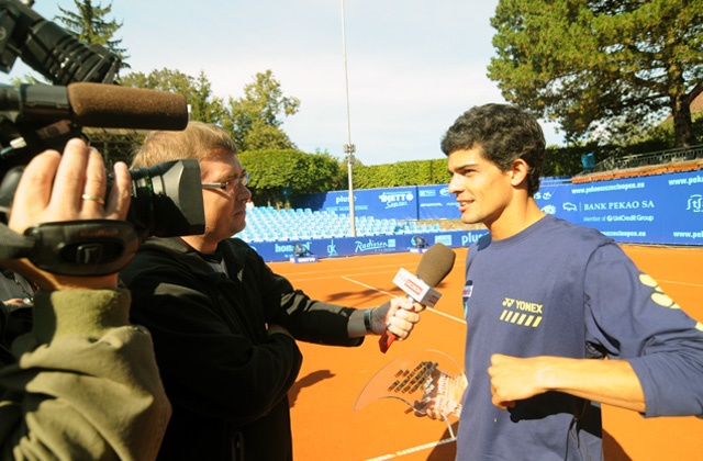 Fot. Piotr Sawiński [PR Szczecin] Portugalczyk najlepszy w Pekao Szczecin Open [WIDEO, ZDJĘCIA]