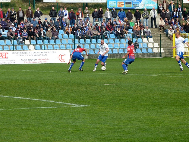 Flota Świnoujście 0 - 0 Polonia Bytom - fot. Łukasz Kolasa [PR Szczecin] Remisem 0:0 zakończył się mecz Floty z Polonią Bytom [ZDJĘCIA]
