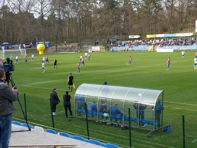 Flota Świnoujście 0 - 0 Polonia Bytom - fot. Łukasz Kolasa [PR Szczecin] Remisem 0:0 zakończył się mecz Floty z Polonią Bytom [ZDJĘCIA]