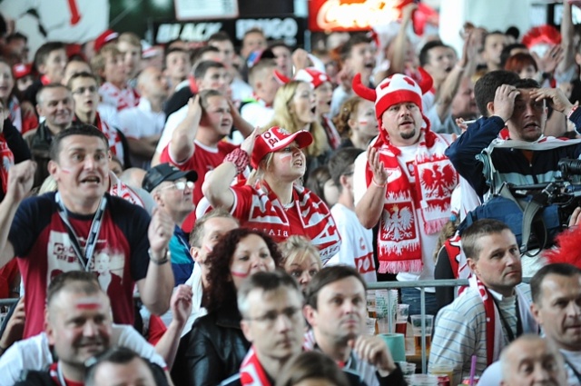 Fot. Łukasz Szełemej [PR Szczecin] Polska remisuje z Rosją. Szczecinianie nie zawiedli [DUŻO ZDJĘĆ]