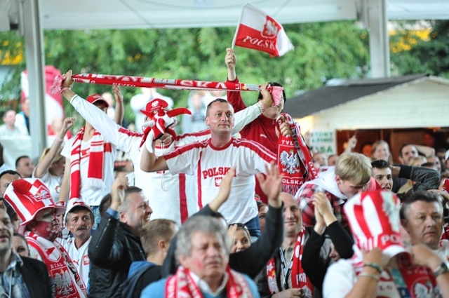 Fot. Łukasz Szełemej [PR Szczecin] Polska remisuje z Rosją. Szczecinianie nie zawiedli [DUŻO ZDJĘĆ]