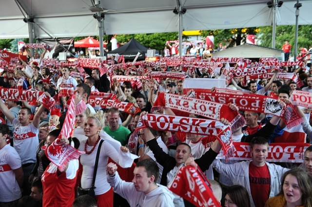 Fot. Łukasz Szełemej [PR Szczecin] Polska remisuje z Rosją. Szczecinianie nie zawiedli [DUŻO ZDJĘĆ]