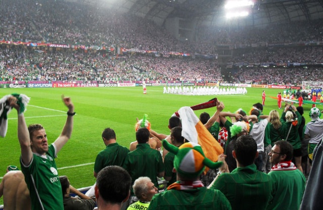 W niedzielę reprezentacja Irlandii w Poznaniu przegrała z Chorwacją 1:3. Fot. Adrianna Borowicz [PR Szczecin] Wszyscy krzyczą "POLSKA" [ZDJĘCIA]
