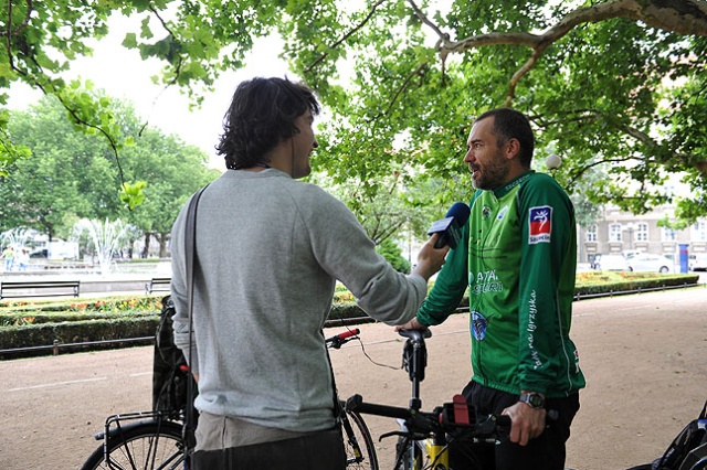 Rowerem do Londynu. Fot. Łukasz Szełemej [PR Szczecin] Rowerem ze Szczecina na igrzyska [ZDJĘCIA]