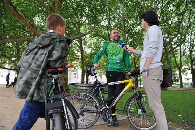 Rowerem do Londynu. Fot. Łukasz Szełemej [PR Szczecin] Rowerem ze Szczecina na igrzyska [ZDJĘCIA]