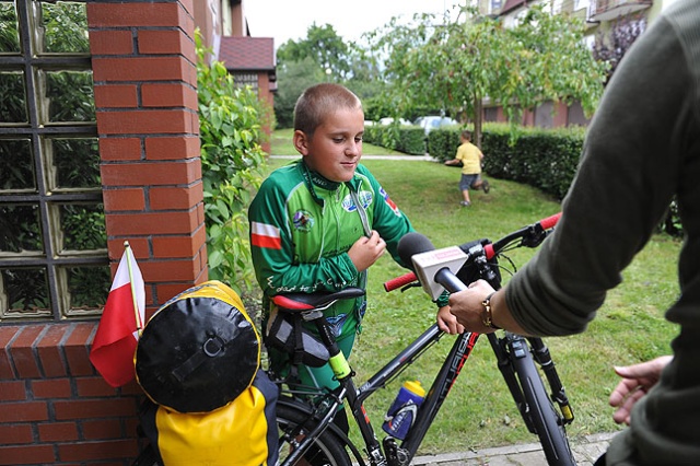 Rowerami do Londynu. Fot. Łukasz Szełemej [PR Szczecin] Jak na igrzyska, to... tylko rowerami [WIDEO, ZDJĘCIA]