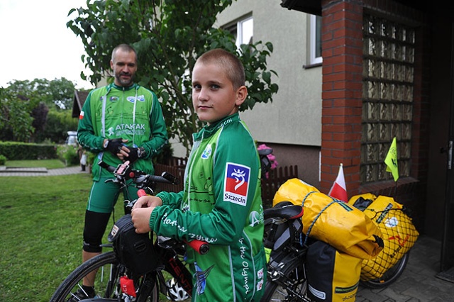 Rowerami do Londynu. Fot. Łukasz Szełemej [PR Szczecin] Jak na igrzyska, to... tylko rowerami [WIDEO, ZDJĘCIA]